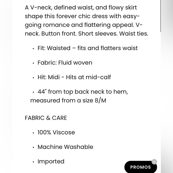 Loft Botanical Button Toe Waist Midi Dress - Picture 4 of 12